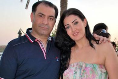 الفنانة غادة عبدالرازق مع زوجها الاعلامى محمد فودة